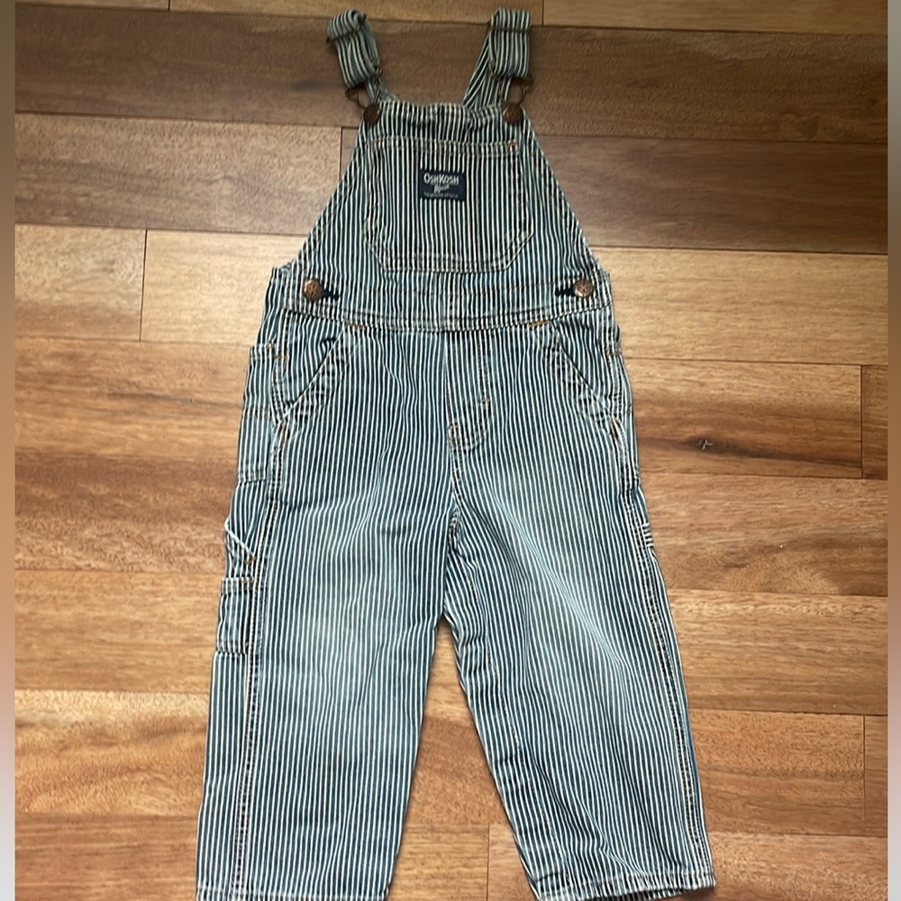 OshKosh B'gosh Train Conductor Overalls 24m